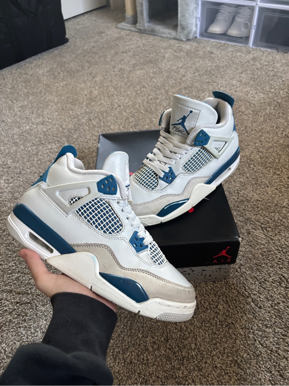 Jordan 4 military blue
